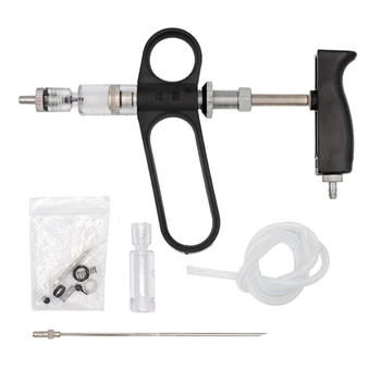 2ml Veterinary Sheep Pig Continuous Injection Vaccine Type C Chicken Pet Animal Adjustable Continuous Syringe
2ml Veterinary Sheep Pig Continuous Injection Vaccine Type C Chicken Pet Animal Adjustable Continuous Syringe