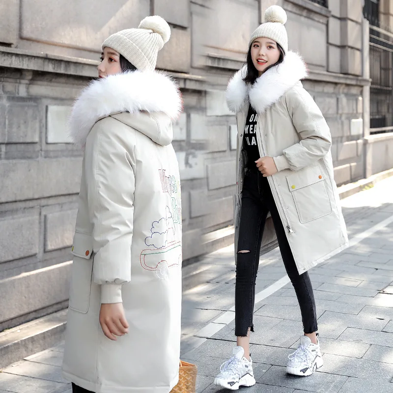 2019 Autumn And Winter New Style Korean-style down Jacket Cotton-padded Clothes Women's Mid-length Loose And Plus-sized Embroide
2019 Autumn And Winter New Style Korean-style down Jacket Cotton-padded Clothes Women's Mid-length Loose And Plus-sized Embroide