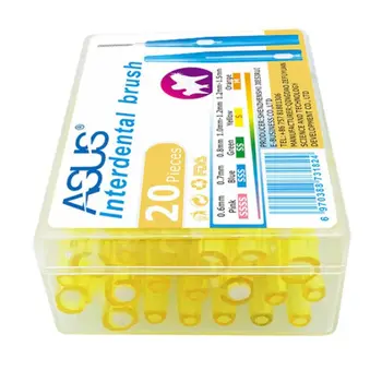 20 Pcs/box Interdental Brush Retractable Orthodontic Braces Cleaning Gap Toothbrush Tooth Care Supplies 896D
20 Pcs/box Interdental Brush Retractable Orthodontic Braces Cleaning Gap Toothbrush Tooth Care Supplies 896D