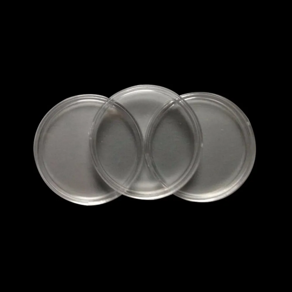 Description Picture 6 of item10Pcs Clear Coin Holder dia 40mm Small round transparent plastic coin capsules case 10 x Coin Capsules
