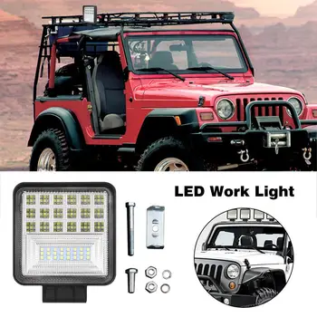 1 Pair 126W 42LEDs Off-road LED Work Daylight Motorcycle Die-cast Car Driving Fog Lamp Square Automobile Motorcycle Headlight
1 Pair 126W 42LEDs Off-road LED Work Daylight Motorcycle Die-cast Car Driving Fog Lamp Square Automobile Motorcycle Headlight