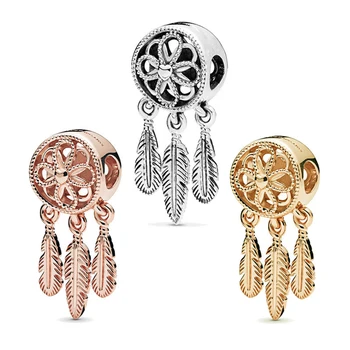 Fit Original Pandora Bracelet Charms Dream Catcher Pendant for Women Jewelry Dreamcatcher Beads Necklace Accessories Pulsera DIY 
Fit Original Pandora Bracelet Charms Dream Catcher Pendant for Women Jewelry Dreamcatcher Beads Necklace Accessories Pulsera DIY