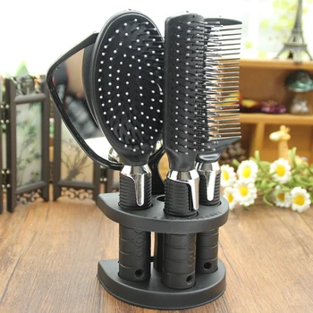 5 Pcs Salon Styling Set Women Travel Makeup Adults Hair Brush With Holder Home Portable Anti-Static Combs Mirror Tool
5 Pcs Salon Styling Set Women Travel Makeup Adults Hair Brush With Holder Home Portable Anti-Static Combs Mirror Tool