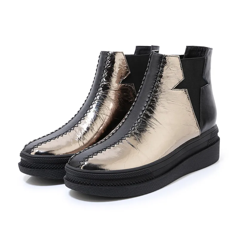 New Autumn Winter Chelsea Boots Women Brand Genuine Leather Ankle Boots Warm Platform Short Boots Female Casual Shoes Woman
New Autumn Winter Chelsea Boots Women Brand Genuine Leather Ankle Boots Warm Platform Short Boots Female Casual Shoes Woman