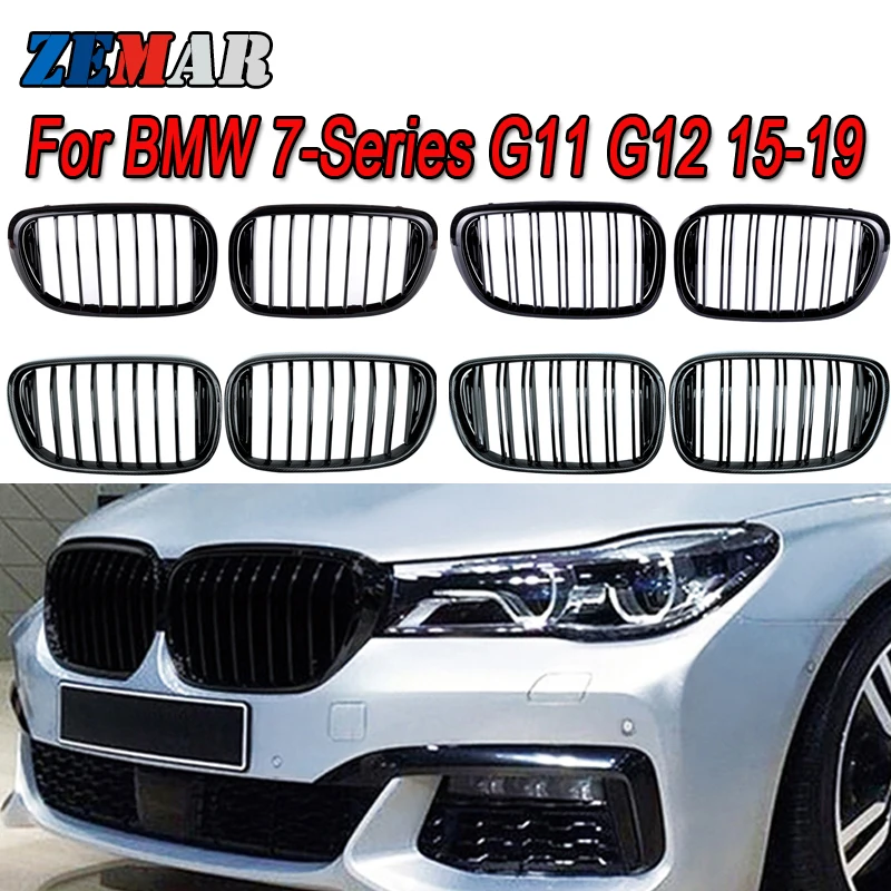 Carbon Fiber/Black Front Bumper Racing Grills Kidney Grilles For BMW G11 G12 7 Series 2019 2018 2017 2016 2015 M Accessories
Carbon Fiber/Black Front Bumper Racing Grills Kidney Grilles For BMW G11 G12 7 Series 2019 2018 2017 2016 2015 M Accessories
