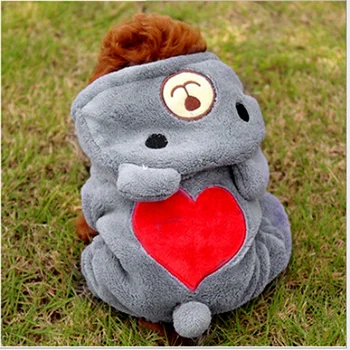 Fashion Teddy Dog Puppy Pet Jumpsuit Clothes Winter Warm Jacket Pets Fleece Hooded Coat E2S 
Fashion Teddy Dog Puppy Pet Jumpsuit Clothes Winter Warm Jacket Pets Fleece Hooded Coat E2S