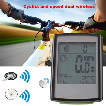 Two One Step Frequency + Speed Code Table Multi-function Wireless Bicycle Code Table Luminous Bicycle Speed Meter
Two One Step Frequency + Speed Code Table Multi-function Wireless Bicycle Code Table Luminous Bicycle Speed Meter