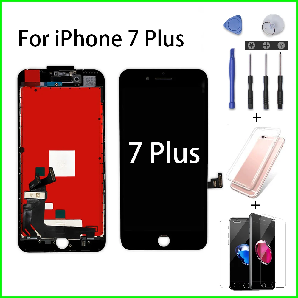 Mobile Phone Pantalla LCD Replacement For iPhone 7 Plus A1661 A1784 A1785 Ecran Screen Digitizer Assembly Display No Dead Pixel+
Mobile Phone Pantalla LCD Replacement For iPhone 7 Plus A1661 A1784 A1785 Ecran Screen Digitizer Assembly Display No Dead Pixel+