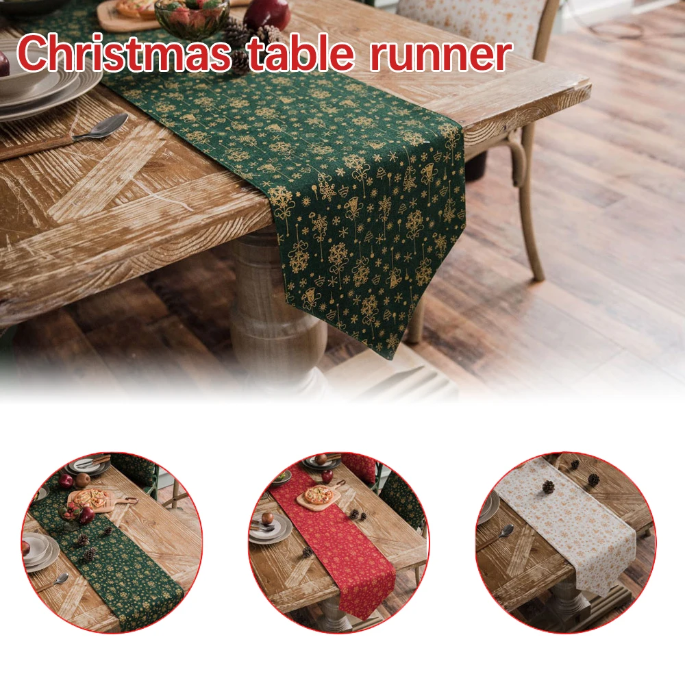 Merry Christmas Red Snowflake SnowmanTable Runner Cloth Party Dinner Non-slip Table Runner Cotton Linen Home Decor 11.8x71inch
Merry Christmas Red Snowflake SnowmanTable Runner Cloth Party Dinner Non-slip Table Runner Cotton Linen Home Decor 11.8x71inch