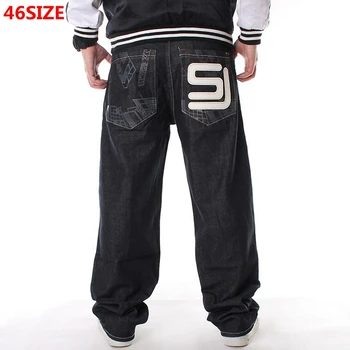 Spring tide plus size XL trousers hip hop jeans black hiphop hip hop print loose skate pants black jeans 46 44 42 40
Spring tide plus size XL trousers hip hop jeans black hiphop hip hop print loose skate pants black jeans 46 44 42 40