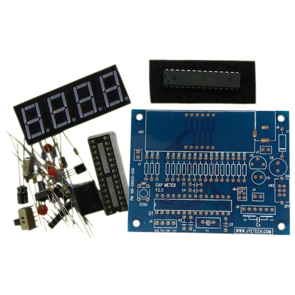 High Precision Digital Capacitor Meter Mini Capacitance Meter DIY Package Kit Capacitance Table Production Suit Module Board
High Precision Digital Capacitor Meter Mini Capacitance Meter DIY Package Kit Capacitance Table Production Suit Module Board