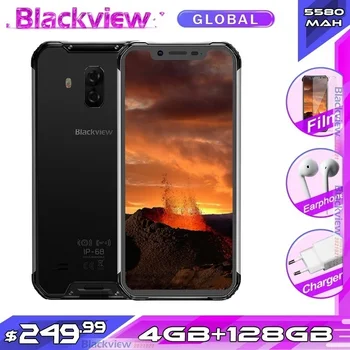 

Blackview BV9600E 6.21'' AMOLED Display 4GB 128GB Smartphone Helio P70 Octa Core Android 9.0 IP68 Waterproof Mobile Phone NFC