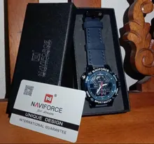 NAVIFORCE-relojes deportivos de lujo para hombre, pulsera de cuarzo con cronógrafo Digital, alarma, resistente al agua, militar, Masculino