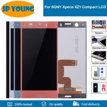 Écran LCD de 4.6 pouces pour SONY Xperia XZ1 Compact, pour SONY XPERIA XZ1 Mini LCD Original G8441 G8442 de remplacement avec outils=