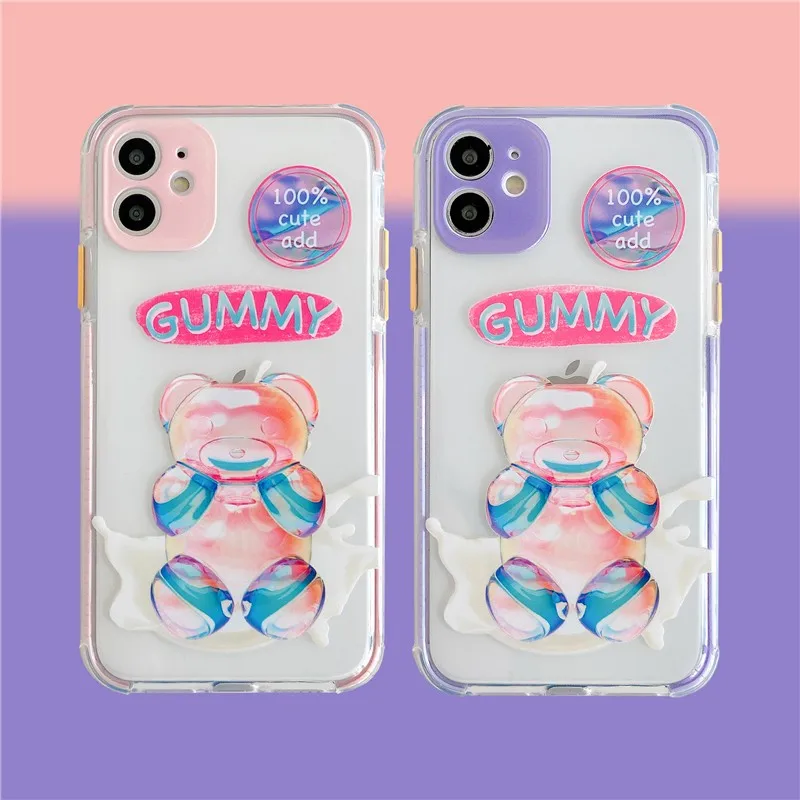 Cute Bear pattern Couple's Phone Cover Case For Iphone X 11 pro Xs Max Xr 10 8 7 Plus SE 4.7 Luxury Soft silicone Coque Fundas
Cute Bear pattern Couple's Phone Cover Case For Iphone X 11 pro Xs Max Xr 10 8 7 Plus SE 4.7 Luxury Soft silicone Coque Fundas