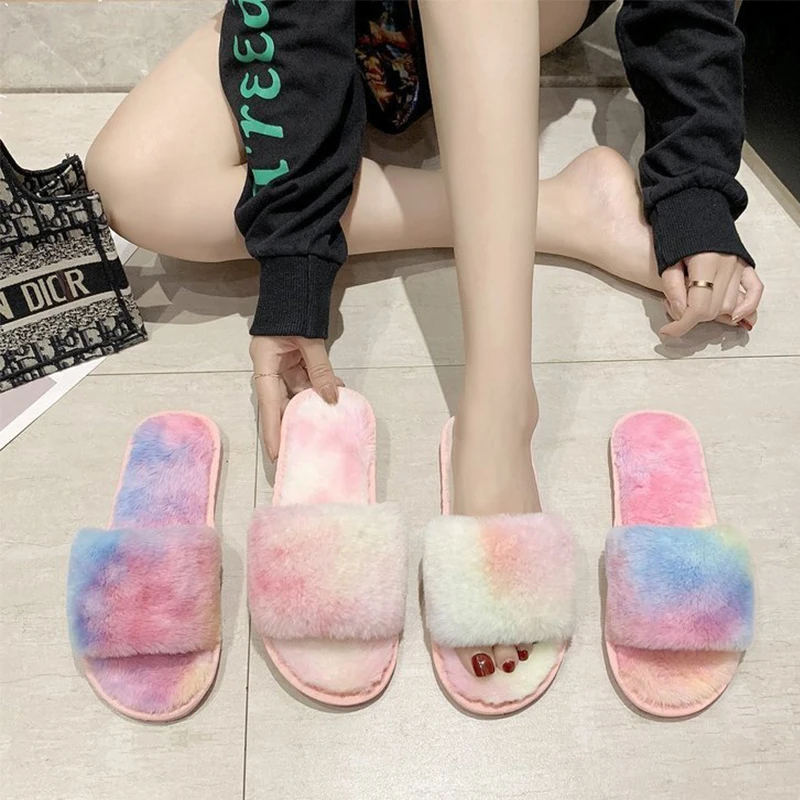 Summer Fluffy Cute Fur Slippers Shoes Women Female Winter Slippers Fashion Fur Slides Warm Indoor ladies Home Shoes Pink
Summer Fluffy Cute Fur Slippers Shoes Women Female Winter Slippers Fashion Fur Slides Warm Indoor ladies Home Shoes Pink