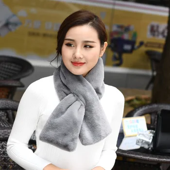 Korean Version of Winter Soft Mian Plus Thick Comfortable Warm Imitation Rabbit Hair Ms Solid Color Neck Scarf 10x90cm
Korean Version of Winter Soft Mian Plus Thick Comfortable Warm Imitation Rabbit Hair Ms Solid Color Neck Scarf 10x90cm