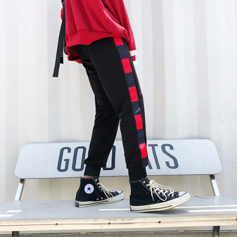 2019 Spring Summer Stripes Capri Ankle Banded Pants Men Korean-style Paragraph of Casual Skinny Athletic Pants
2019 Spring Summer Stripes Capri Ankle Banded Pants Men Korean-style Paragraph of Casual Skinny Athletic Pants