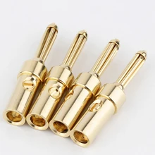 4PCS Hifi Audio Gold Pated Banana Connectors Plug Speaker Cable Connector Adapter Hifi Signal Wire Jack Banana Terminal
4PCS Hifi Audio Gold Pated Banana Connectors Plug Speaker Cable Connector Adapter Hifi Signal Wire Jack Banana Terminal