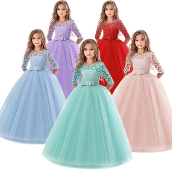 New Lace Princess Dress Vintage Embroidery Long Prom Gown Flower Girl Kids Dresses Children Girls Clothing Teen Clothes 6 10 14Y
New Lace Princess Dress Vintage Embroidery Long Prom Gown Flower Girl Kids Dresses Children Girls Clothing Teen Clothes 6 10 14Y