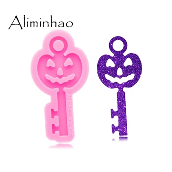 DY0569 Shiny Pumpkin Key Shape Keychain Mould Silicone Epoxy Resin Mold Necklace Jewellery Making
DY0569 Shiny Pumpkin Key Shape Keychain Mould Silicone Epoxy Resin Mold Necklace Jewellery Making