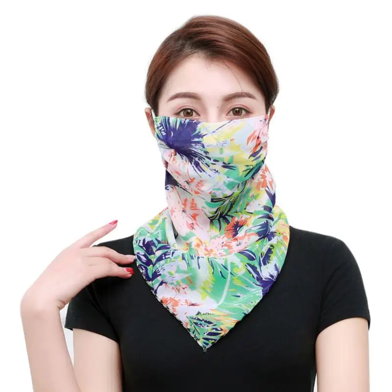 Print Face Scarf Sun Protection Triangle Silk Scarf Neck Female Summer Hanging Ear Scarf Thin Section Sun Protection Scarf
Print Face Scarf Sun Protection Triangle Silk Scarf Neck Female Summer Hanging Ear Scarf Thin Section Sun Protection Scarf
