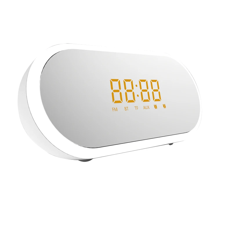 Fm Radio Alarm Clock Digital Mirror Surface Dimmer Large Led Display with Usb Charger Ports Adjustable Brightness - for Trave
Fm Radio Alarm Clock Digital Mirror Surface Dimmer Large Led Display with Usb Charger Ports Adjustable Brightness - for Trave
