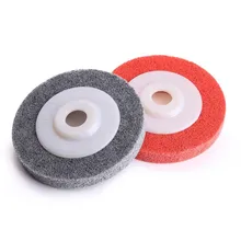 2pcs 4inch 100mm 9P Hardness Nylon Fiber Polishing Wheel Grinding Disc For Angle Grinder Tools Spare Accessories
2pcs 4inch 100mm 9P Hardness Nylon Fiber Polishing Wheel Grinding Disc For Angle Grinder Tools Spare Accessories
