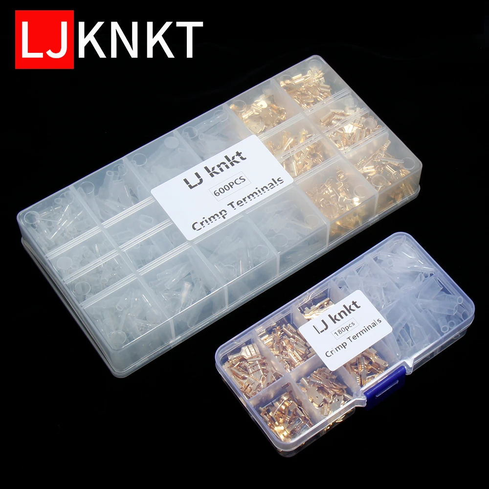 180/600pcs box Wire Connector Electrical supplies Crimp Terminals 2.8/4.8/6.3mm gold Spade auto Connectors Kit blocks equipment 
180/600pcs box Wire Connector Electrical supplies Crimp Terminals 2.8/4.8/6.3mm gold Spade auto Connectors Kit blocks equipment