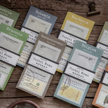 50pcs/pack Retro Postal Service Series Memo Pad Notepad Diary DIY Stationery Post It School Supplies Office Decor Bullet Journal
50pcs/pack Retro Postal Service Series Memo Pad Notepad Diary DIY Stationery Post It School Supplies Office Decor Bullet Journal
