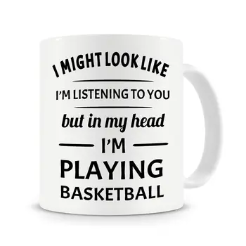 In My Head I'm Playing Basketball/GUITAR/PIANO Mug,Funny Coffee Mug,Basketball Mug,Player Mug Cup with Stirring Spoon
In My Head I'm Playing Basketball/GUITAR/PIANO Mug,Funny Coffee Mug,Basketball Mug,Player Mug Cup with Stirring Spoon