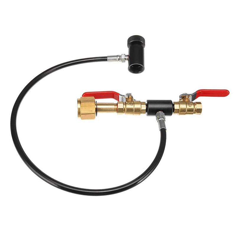 CO2 Gas Cylinder Refill Hose Filling Valve Adapter with G1/2 Connector Compatible with Soda Stream Tank 24Inch
CO2 Gas Cylinder Refill Hose Filling Valve Adapter with G1/2 Connector Compatible with Soda Stream Tank 24Inch