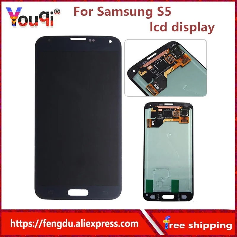 Youqi Super AMOLED Replacement For Samsung GALAXY S5 G900 G900F LCD Display Touch Screen Digitizer Assembly+Tools
Youqi Super AMOLED Replacement For Samsung GALAXY S5 G900 G900F LCD Display Touch Screen Digitizer Assembly+Tools