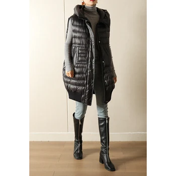 Down Jacket Women Special Toothbrush Embroidery Technology Hooded Mid Long Down Vest Coat Threaded Hem Zipper Pocket
Down Jacket Women Special Toothbrush Embroidery Technology Hooded Mid Long Down Vest Coat Threaded Hem Zipper Pocket