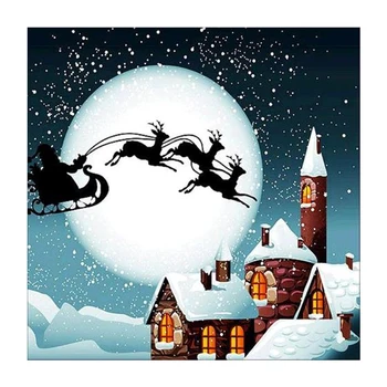 5D DIY Partial Drill Round Rhinestone Diamond Painting Christmas Eve Festival Embroidery Mosaic Cross Stitch Kit Decor Gift
5D DIY Partial Drill Round Rhinestone Diamond Painting Christmas Eve Festival Embroidery Mosaic Cross Stitch Kit Decor Gift