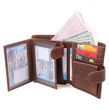 Local stock Men's PU Leather Clutch Wallet ID Bifold Wallets with Function of Prevent Unauthorized Use of Credit Card
Local stock Men's PU Leather Clutch Wallet ID Bifold Wallets with Function of Prevent Unauthorized Use of Credit Card