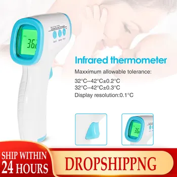 HOT Forehead Thermometer Infrared Non Contact Fast Body Temperature Measurement For Baby Kids Adult Thermometer DROPSHIPPING
HOT Forehead Thermometer Infrared Non Contact Fast Body Temperature Measurement For Baby Kids Adult Thermometer DROPSHIPPING