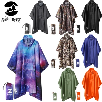 SaphiRose 3 in 1 Women Hooded Rain Poncho Men Waterproof Raincoat Jacket Outdoor Tent Mat for Adults
SaphiRose 3 in 1 Women Hooded Rain Poncho Men Waterproof Raincoat Jacket Outdoor Tent Mat for Adults