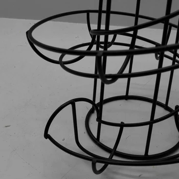 Modern Spiraling Design Metal Free Standing Egg Skelter/Dispenser Rack (Black)
Modern Spiraling Design Metal Free Standing Egg Skelter/Dispenser Rack (Black)