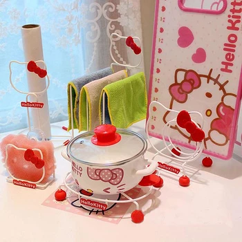 Hello Kitty Chopping board stand Pot rack Napkin holder Towel rack Dishcloth drain rack Dish rack Cup holder Kitchen organizer
Hello Kitty Chopping board stand Pot rack Napkin holder Towel rack Dishcloth drain rack Dish rack Cup holder Kitchen organizer