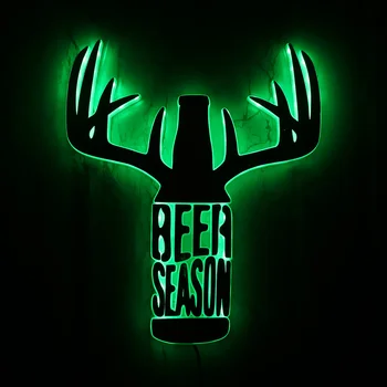 Wine Bottle Deer Antler Mirror with LED backlight Beer Season Color Changing Wall Light Modern Design Hunter Lamp
Wine Bottle Deer Antler Mirror with LED backlight Beer Season Color Changing Wall Light Modern Design Hunter Lamp