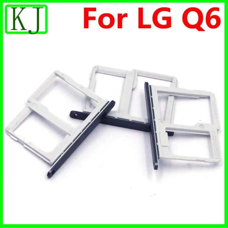 

Original Q6 SIM Card Memory Reader Holder Tray for LG q6 M700 / M700N / G6Mini Micro SD SIM Card Slot