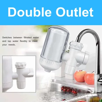Kitchen Tap Faucet Water Filter Purifier Activated Carbon Washable Ceramic Percolator Reduce Chlorine Odor Contaminants
Kitchen Tap Faucet Water Filter Purifier Activated Carbon Washable Ceramic Percolator Reduce Chlorine Odor Contaminants