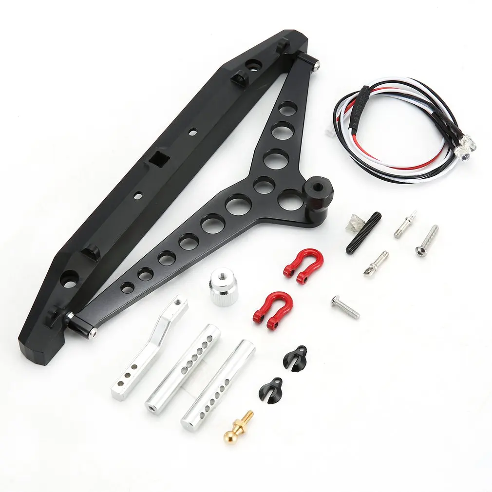TRX-4 Triangle Metal Rear Bumper With Led Light Parts Accessories Neutral For 1/10 RC Crawler D90 Axial SCX10
TRX-4 Triangle Metal Rear Bumper With Led Light Parts Accessories Neutral For 1/10 RC Crawler D90 Axial SCX10