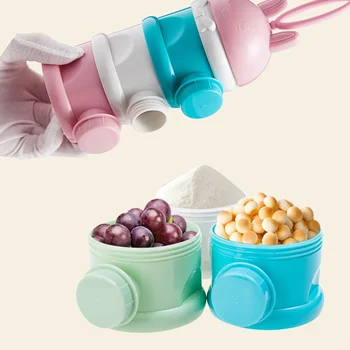 Portable Baby Food Safe Formula Dispenser 3Layer Container Candy Fruit Food Storage Snack Milk Powder Albumen Powder Box
Portable Baby Food Safe Formula Dispenser 3Layer Container Candy Fruit Food Storage Snack Milk Powder Albumen Powder Box