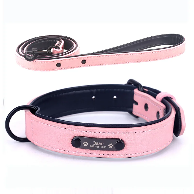 Pet Dog Collar And Designer Dog Leash Set ID Tags Name Custom Leather Dogs Collar S-2XL Size For Small Medium Large Hund Beagle
Pet Dog Collar And Designer Dog Leash Set ID Tags Name Custom Leather Dogs Collar S-2XL Size For Small Medium Large Hund Beagle