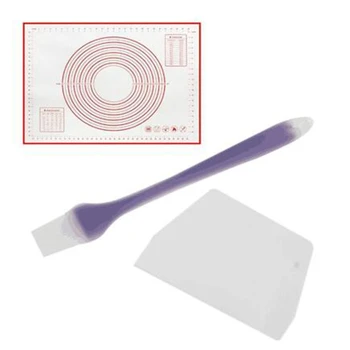 1Set Silicone Baking Mat with Scale Rolling Dough Pad Kneading Dough Mat Non Stick Pastry
1Set Silicone Baking Mat with Scale Rolling Dough Pad Kneading Dough Mat Non Stick Pastry