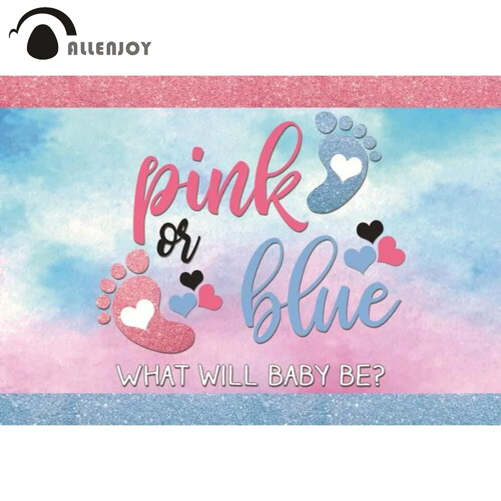 Allenjoy Gender Reveal Party Background Newborn 1st Birthday Party Pink or Blue Boy Girl What Will Baby be Backdrop Photo Zone
Allenjoy Gender Reveal Party Background Newborn 1st Birthday Party Pink or Blue Boy Girl What Will Baby be Backdrop Photo Zone