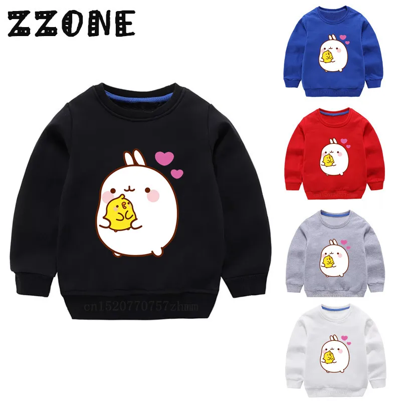 Children's Hoodies Kids Cartoon Molang and Piupiu Cute Rabbit Sweatshirts Baby Pullover Tops Girls Boys Autumn Clothes,KYT5217
Children's Hoodies Kids Cartoon Molang and Piupiu Cute Rabbit Sweatshirts Baby Pullover Tops Girls Boys Autumn Clothes,KYT5217