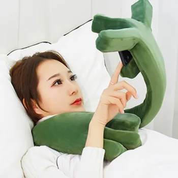U-shape Pillow Lazy Bracket Cartoon Palm Shaped Mobile Phone Holders Stands Pillow Creative U Shape Travel Neck Pillow
U-shape Pillow Lazy Bracket Cartoon Palm Shaped Mobile Phone Holders Stands Pillow Creative U Shape Travel Neck Pillow